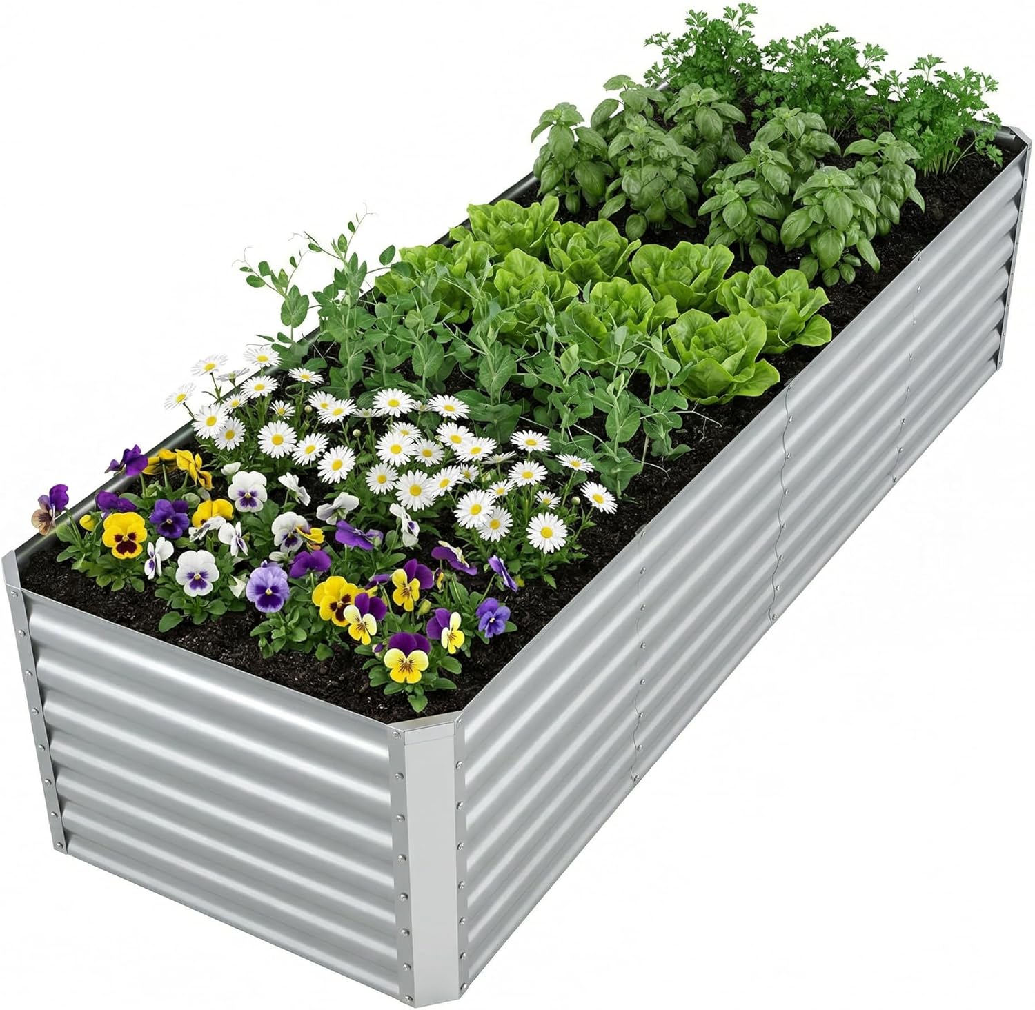 Verhoogd gegalvaniseerd tuinbe - Raised Garden Bed recensie en prijs