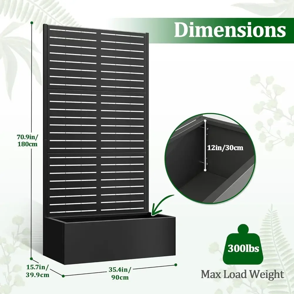 Verhoogd tuinbed met trellis,  - Vertical Planter recensie en prijs
